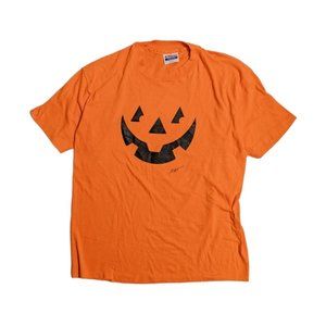 Vintage Single Stitch Halloween / Fall Pumpkin Jack-o-Lantern Tee